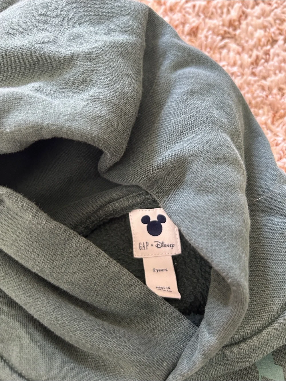 GAP Kids Dark Green Mickey Sweatshirt & Joggers Set